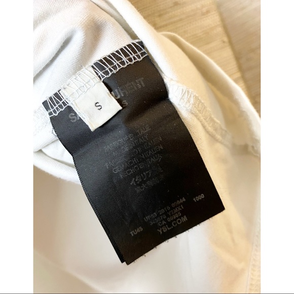 Saint Laurent Paris YSL Jeweled Fang T-shirt - Picture 4 of 5